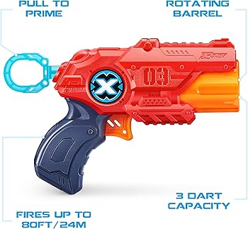 Amazon.com: X-Shot Excel MK 3 Blaster (8 Darts) by ZURU : Toys & Games
