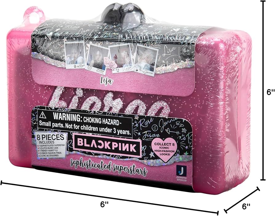 Amazon.com: BlackPink Sophisticated Superstars Clutch, Featuring 3