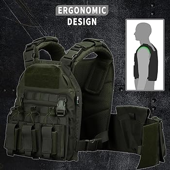 Snacam Tactical Vest for Men Molle Security Airsoft Vest Adult