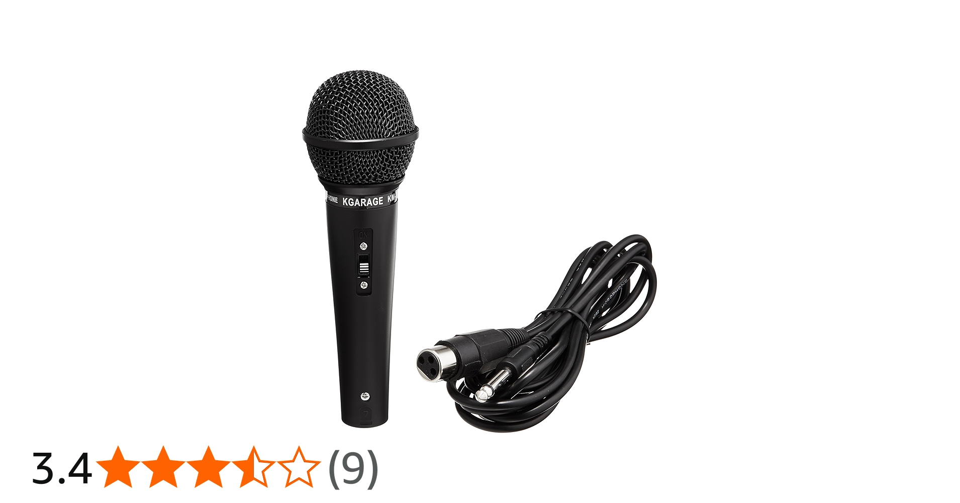 Amazon.co.jp: K-GARAGE ダイナミックマイク スイッチ付 3mケーブル