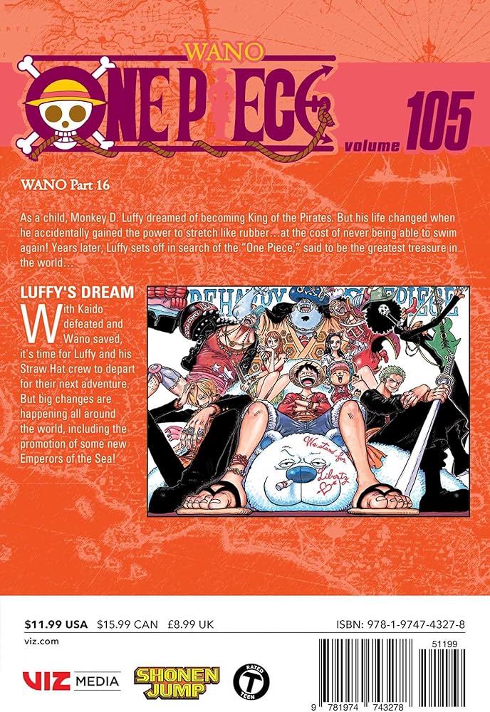 Amazon | One Piece, Vol. 105 | Oda, Eiichiro | Fantasy