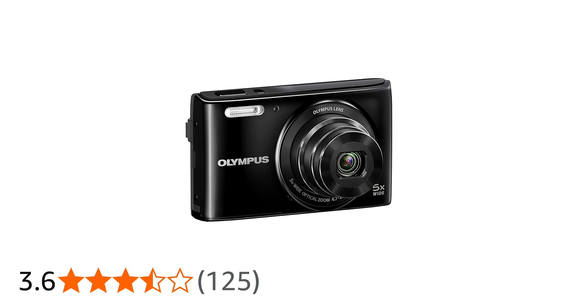 Amazon | Olympus Stylus VG-180 16-Megapixel 5X 26mm Wide Optical