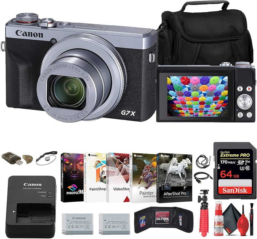 Amazon.com : Canon PowerShot G7 X Mark III Digital Camera (Silver