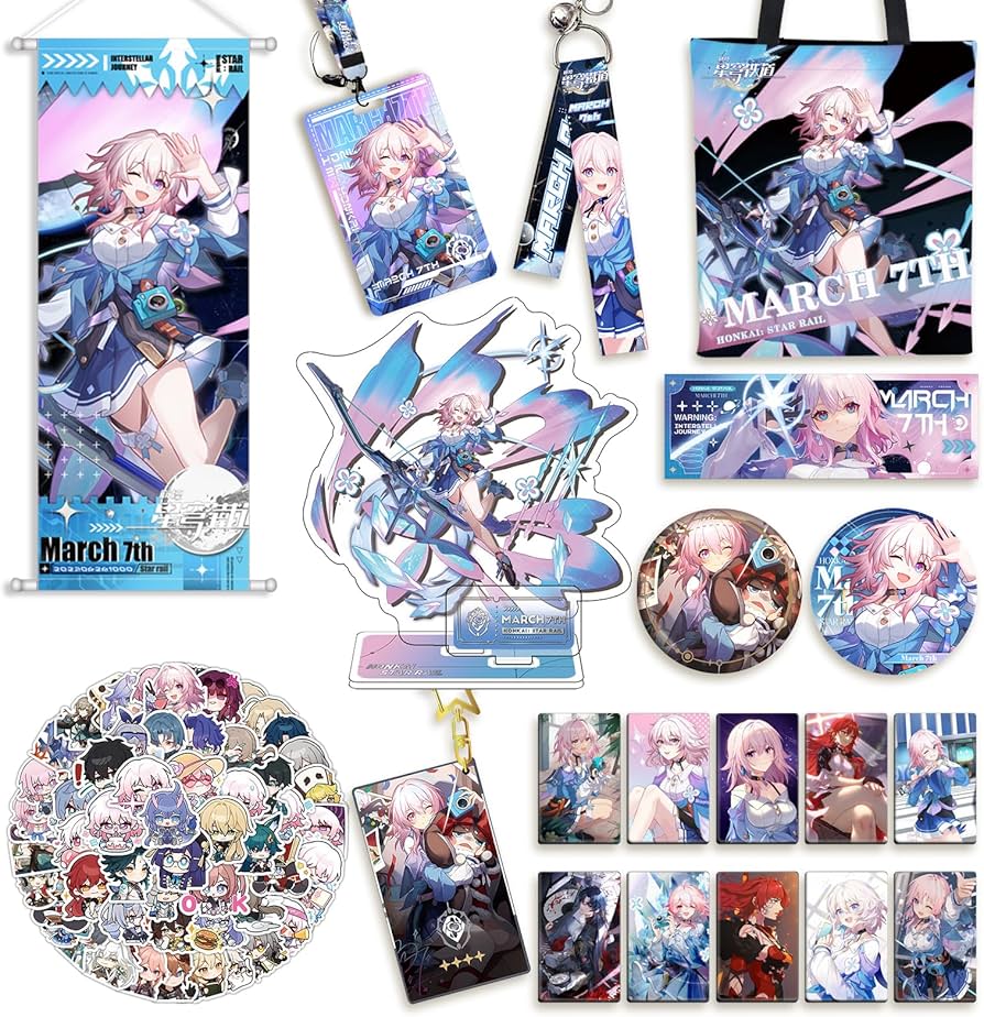 Amazon.co.jp: DIROLVON 崩壊スターレイル グッズ セット 三月なのか