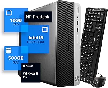 Amazon.com: HP ProDesk i5-8500 8th Gen Desktop Computer (3.2