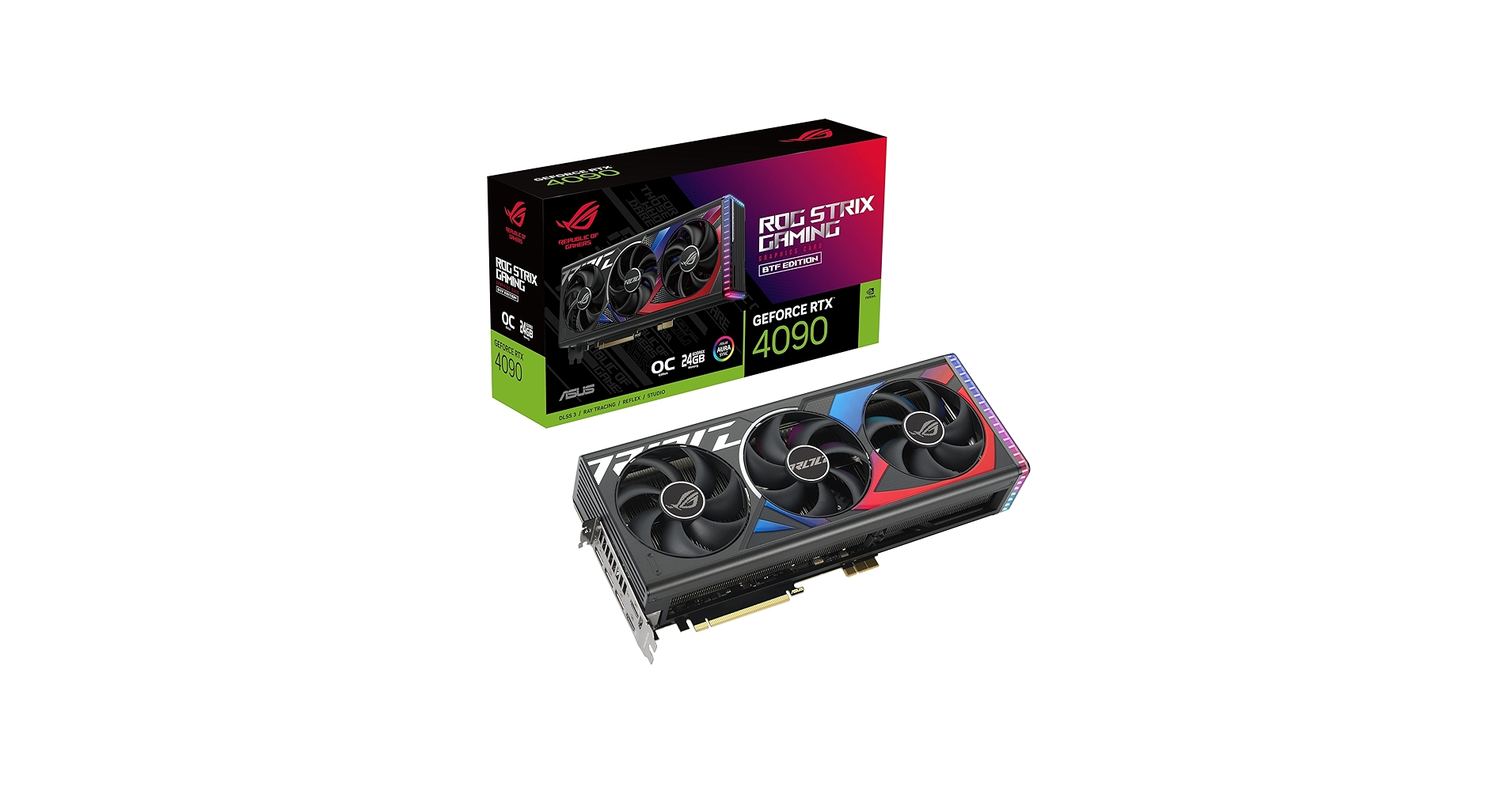 Amazon.com: ASUS ROG Strix GeForce RTX™ 4090 BTF OC Edition Gaming
