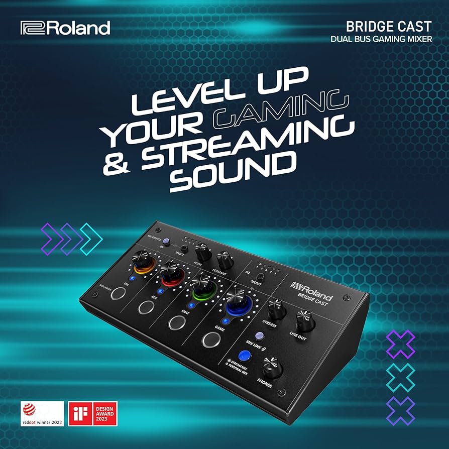 Amazon.co.jp: Roland BRIDGE CAST デュアルバスゲーミングミキサー