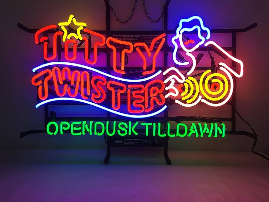 Amazon.co.jp: Neon Signs The Titty Twister バンパイア ビールバー