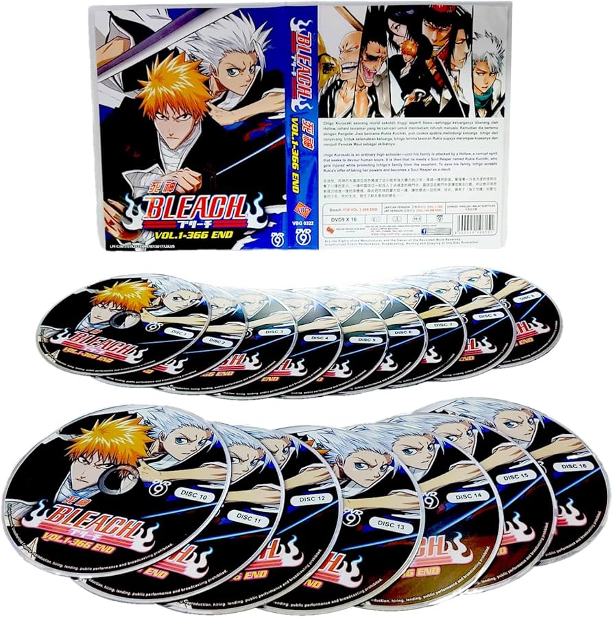 Amazon.com: BLEACH - COMPLETE ANIME TV SERIES DVD BOX SET (366