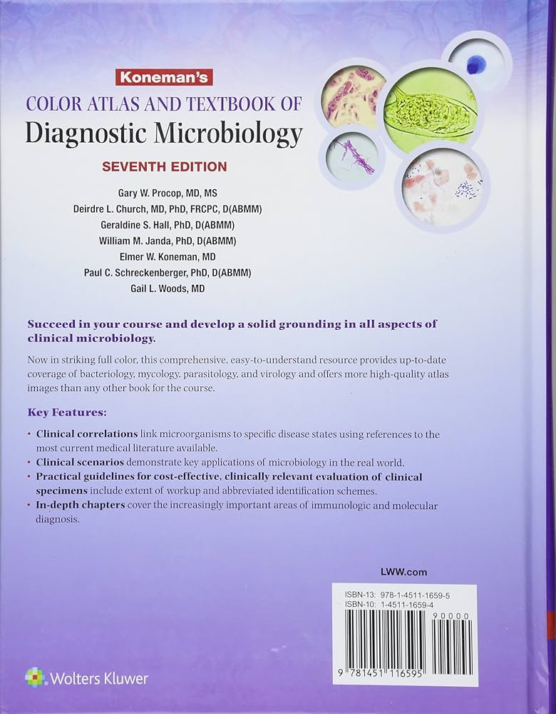 Koneman's Color Atlas and Textbook of Diagnostic Microbiology