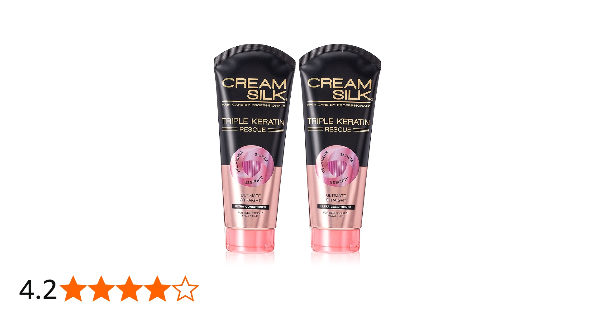 Cream Silk Triple Keratin Rescue Ultimate Straight Conditioner