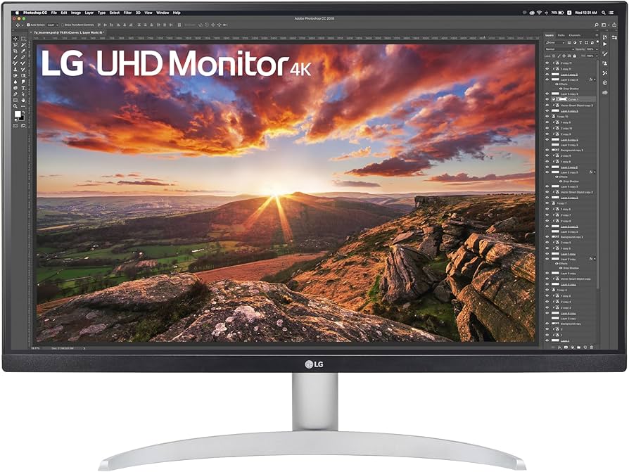 Amazon.com: LG 27UP600-W 27-inch Ultrafine 4K UHD (3840x2160) IPS