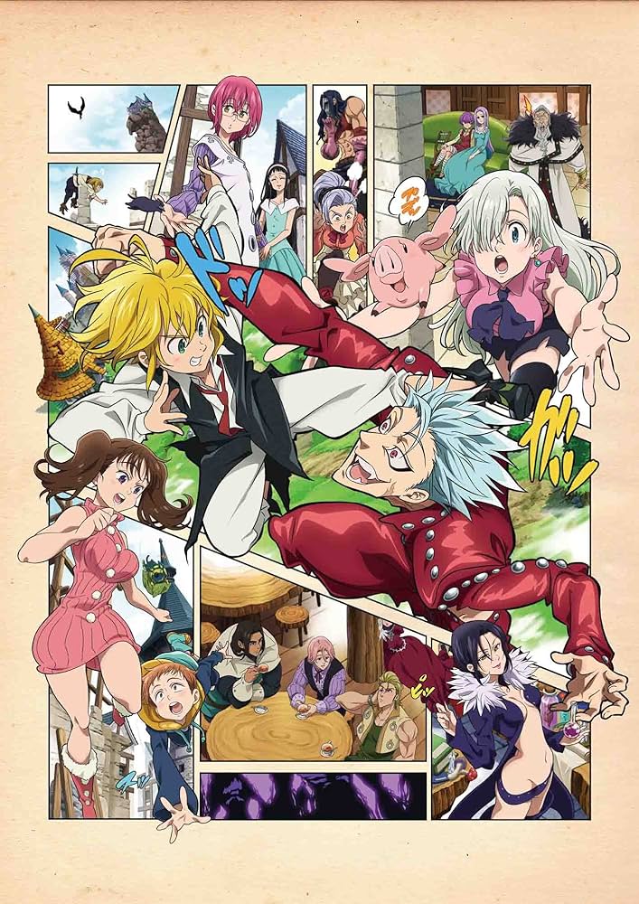 Amazon.co.jp: 七つの大罪 聖戦の予兆 上(完全生産限定版) [DVD] : 梶