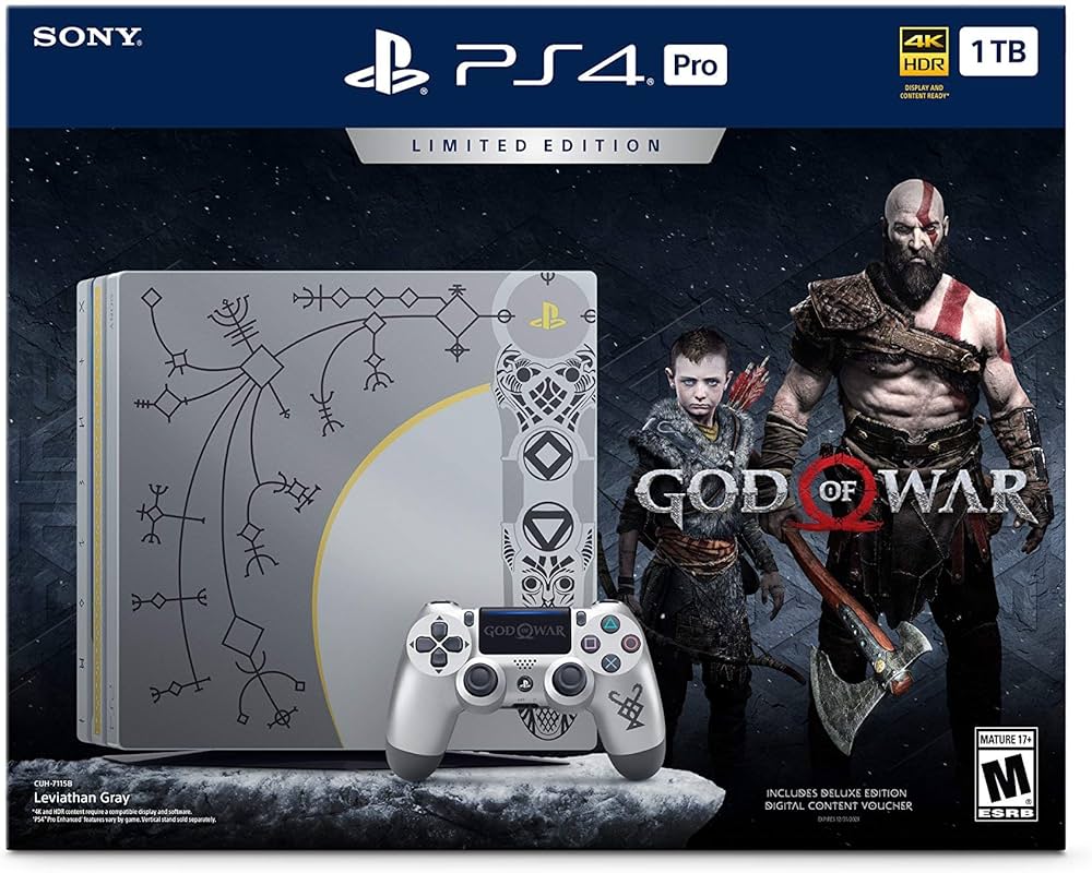 Amazon.com: PlayStation 4 Pro 1TB Limited Edition Console - God of