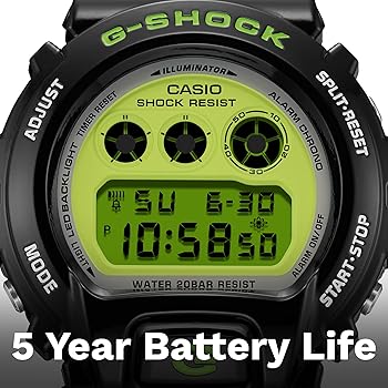 Amazon | カシオ G-Shock デジタル腕時計 DW6900RCS-1 ブラック
