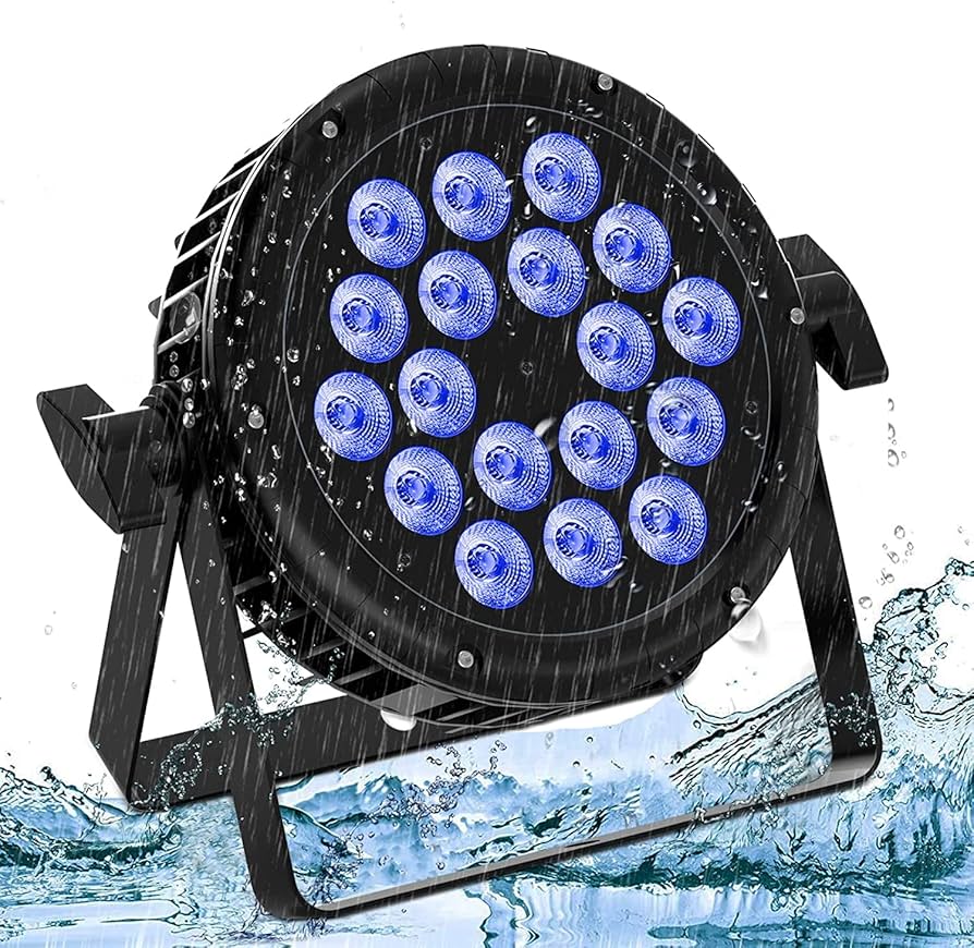 Amazon.co.jp: U`King 18x10W 防水ステージライト LEDパーライト 舞台