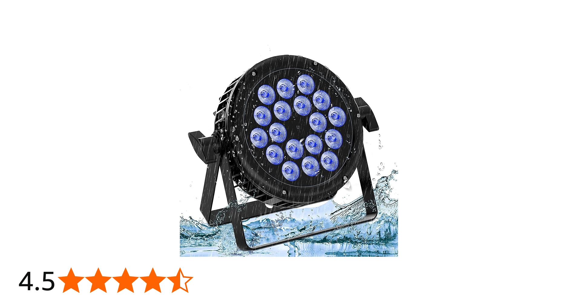 Amazon.co.jp: U`King 18x10W 防水ステージライト LEDパーライト 舞台