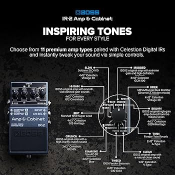 Amazon.com: BOSS IR-2 Amp & Cabinet | Premium Amp Emulator