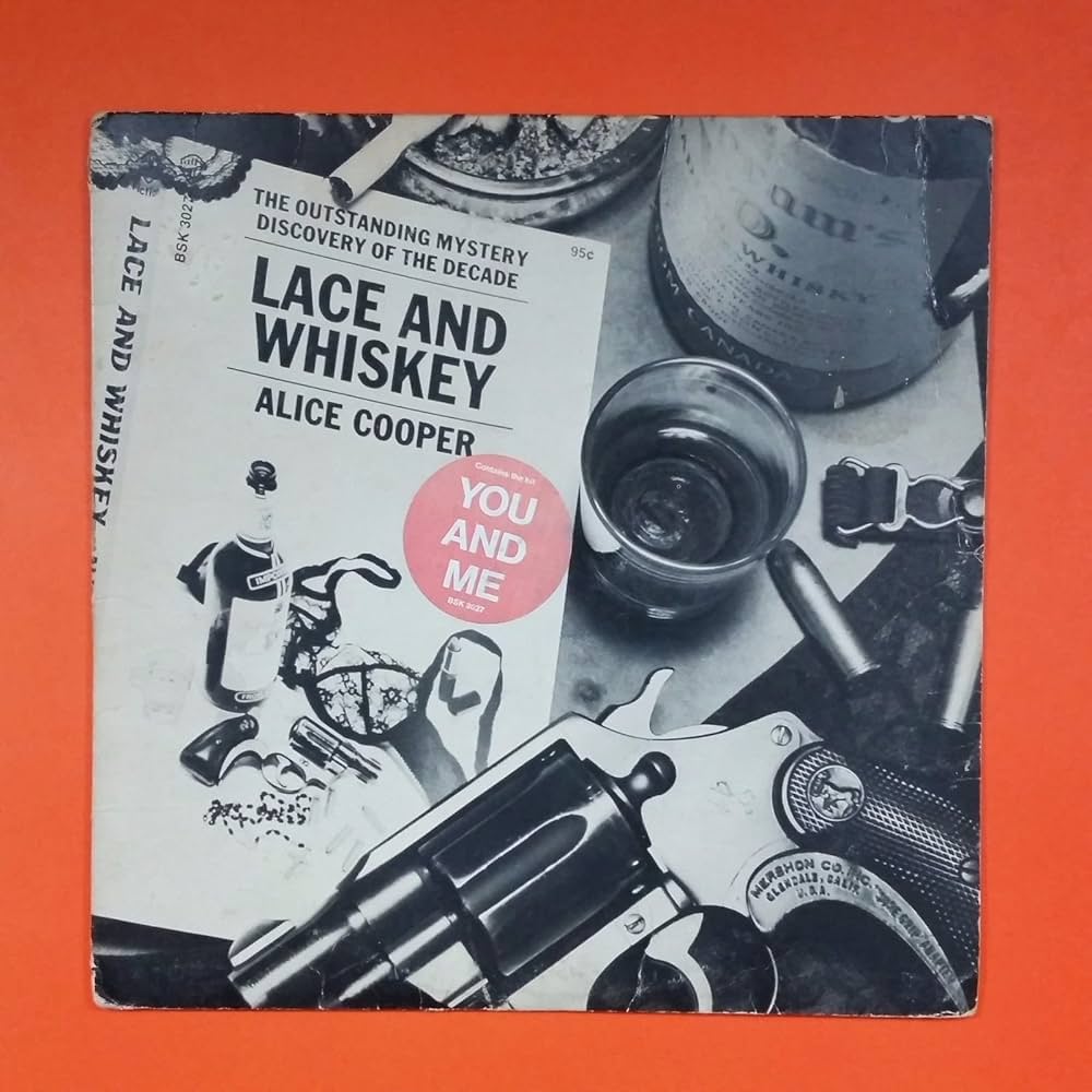 ALICE COOPER Lace And Whiskey BSK 3027 Allen Zentz LP Vinyl VG