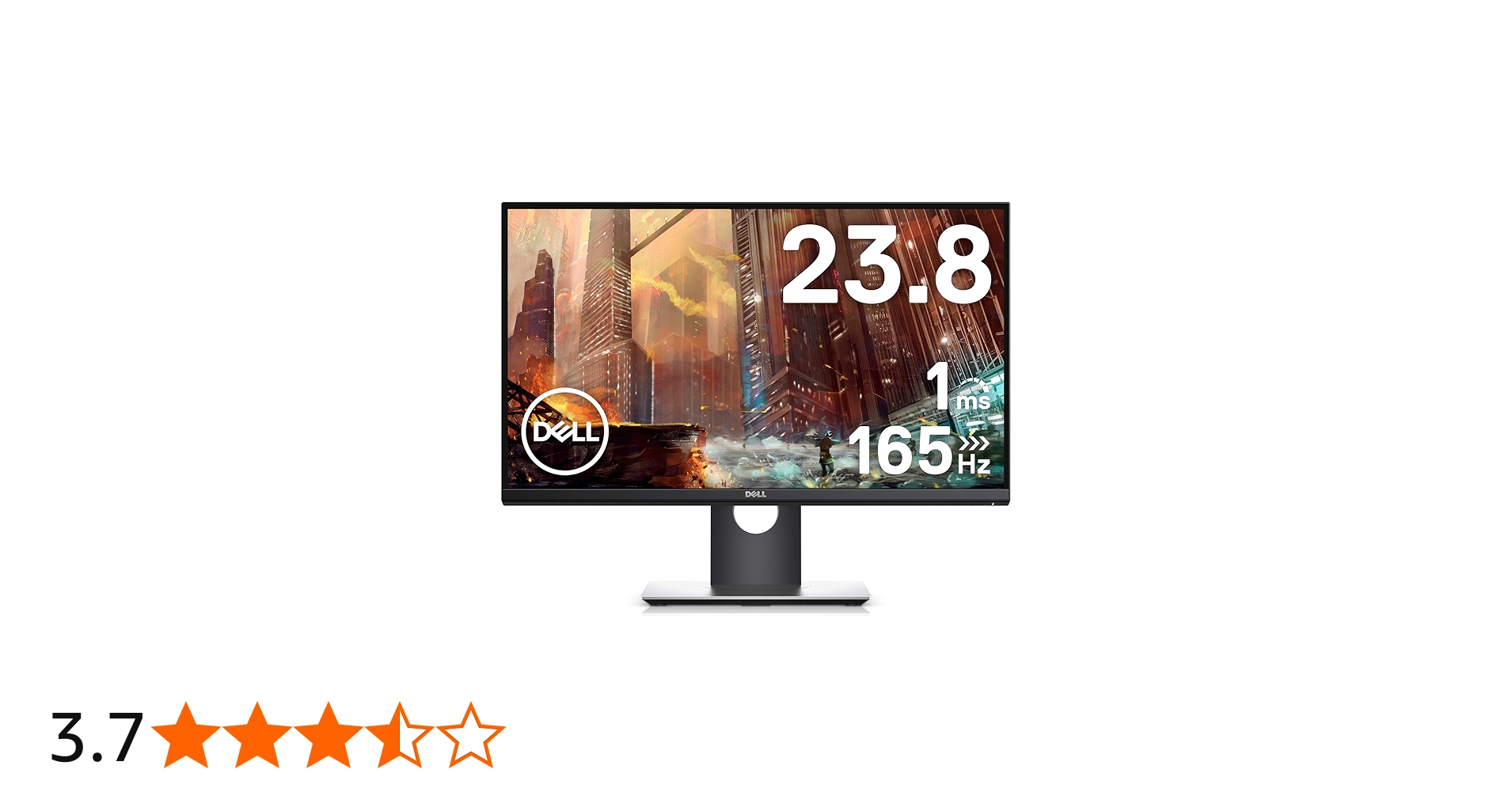 Amazon.co.jp: Dell ゲーミングモニター 23.8インチ 1ms/165Hz/スリム