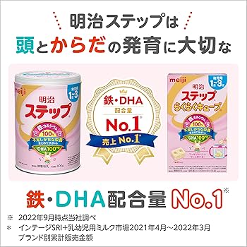 Amazon.co.jp: 明治ステップ らくらくキューブ 粉末 28g×48袋入り(景品