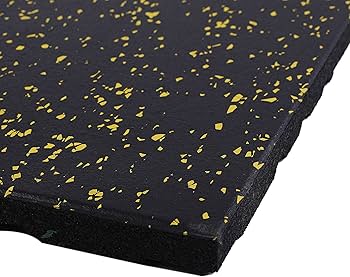 Amazon | ISL ラバートレーニングマット ブラックxイエローチップ 25mm