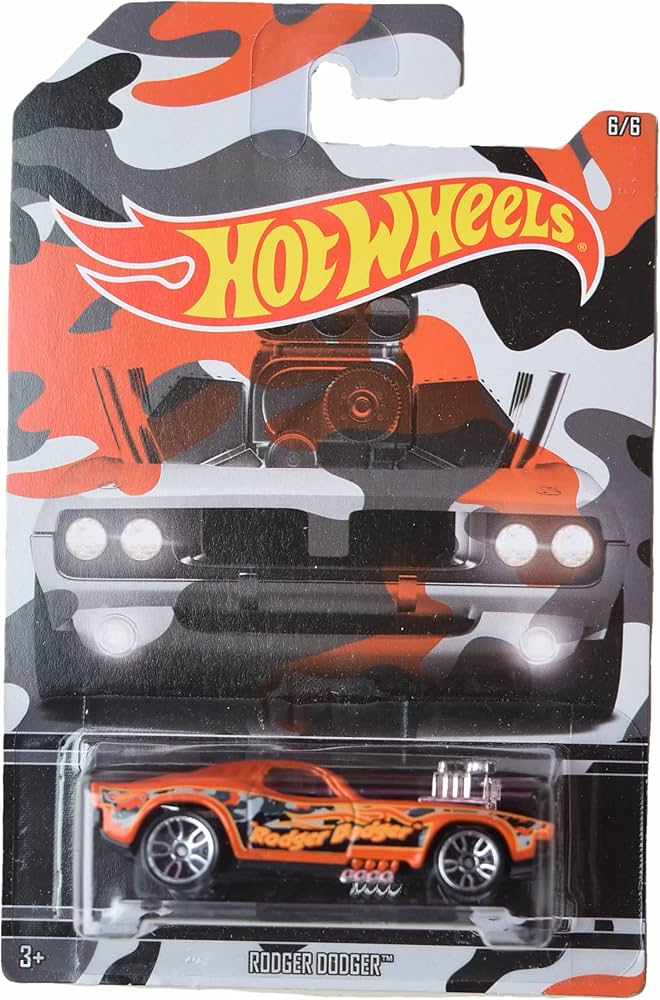 Amazon.com: Hot Wheels Rodger Dodger, Orange 6/6 () : Toys & Games