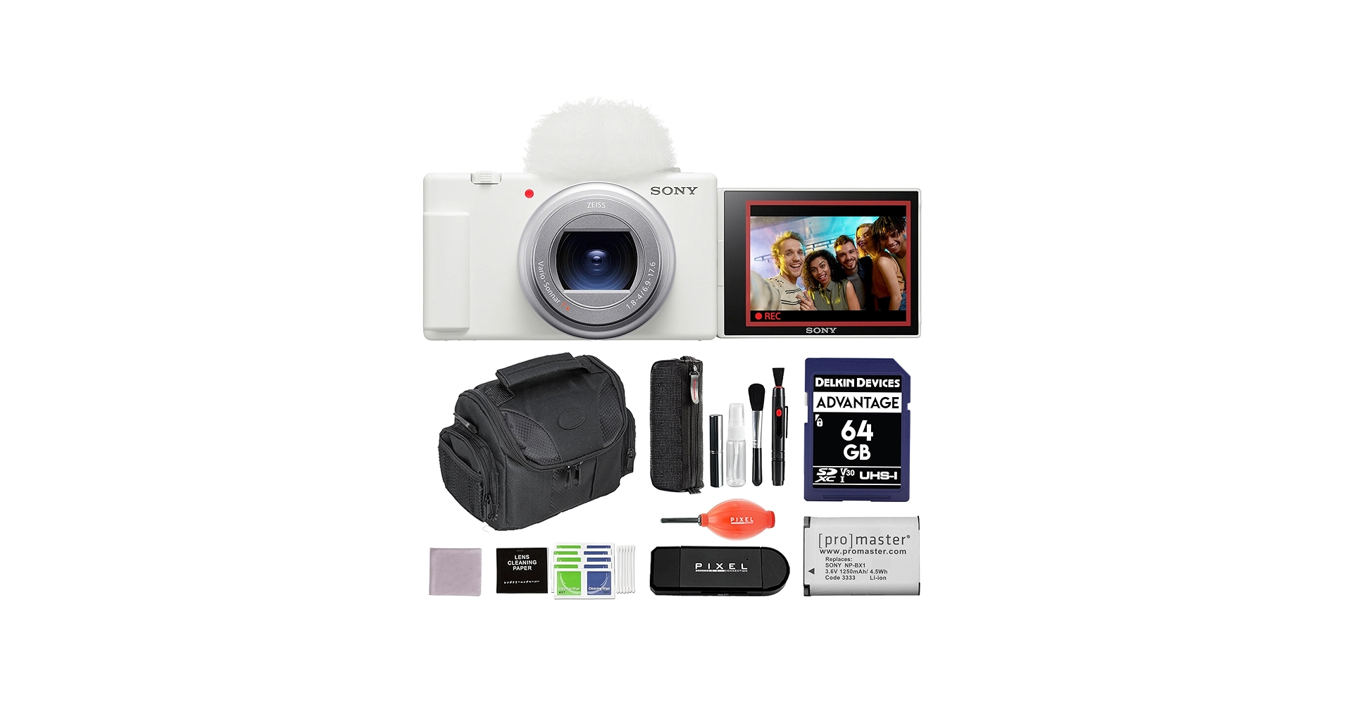 Amazon.com : Sony ZV-1 II Digital Camera (White) Advanced