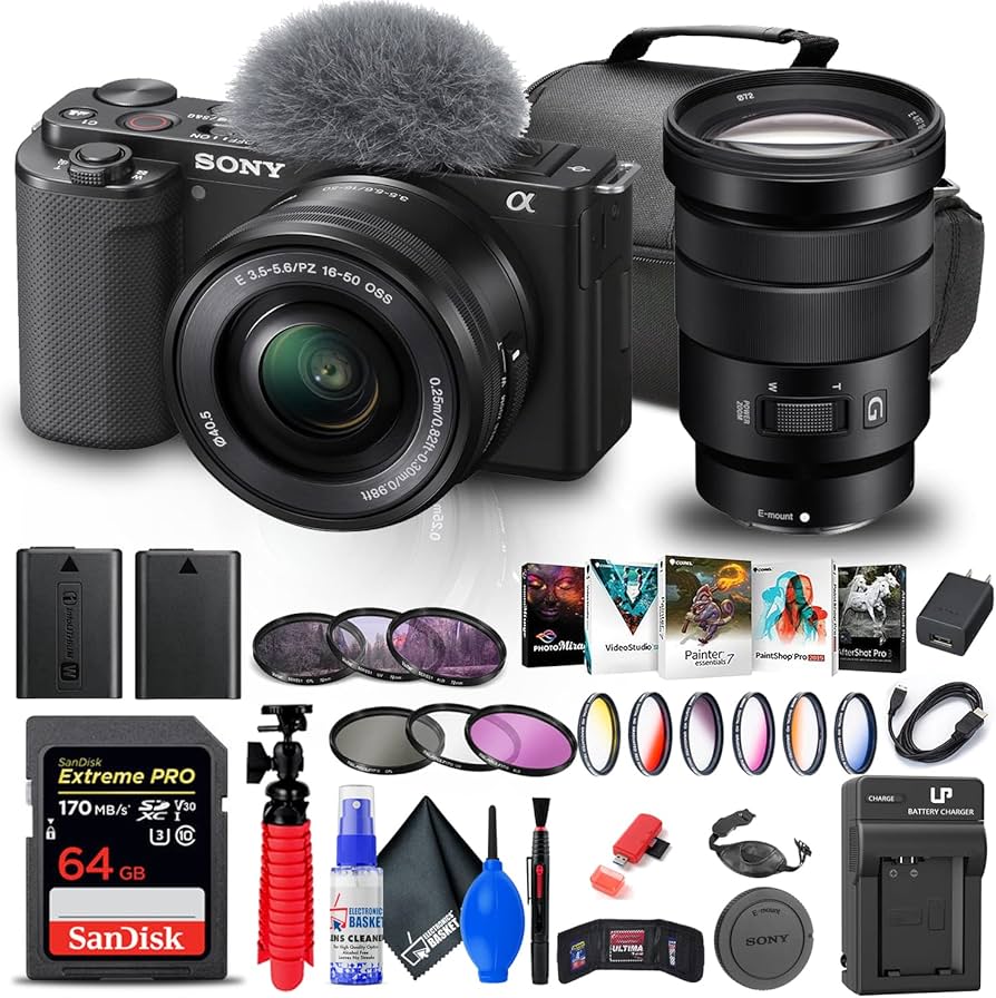 Amazon.com : Sony ZV-E10 Mirrorless Camera with 16-50mm Lens