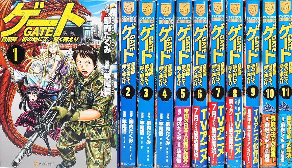 ゲート 自衛隊 彼の地にて、斯く戦えり コミックセット (アルファ