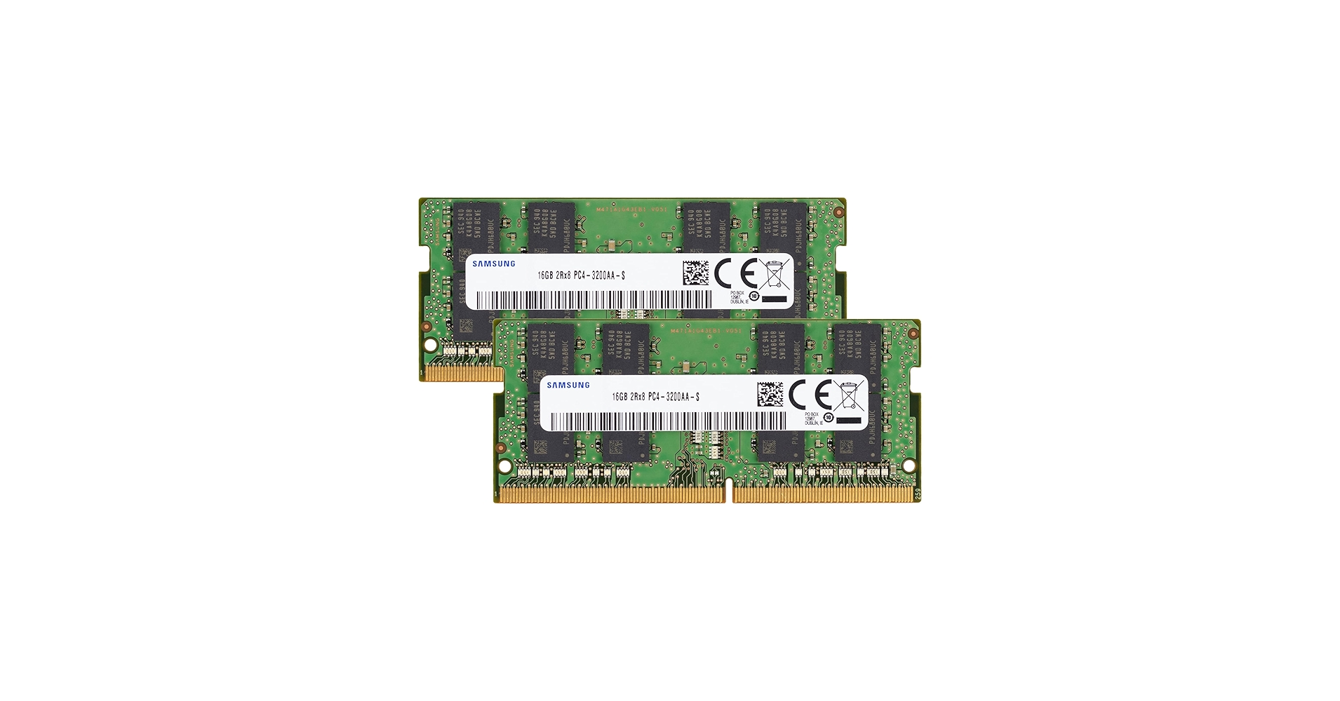 Samsung 32GB (2x16GB) DDR4 3200MHz PC4-25600 (PC4-3200AA) CL22