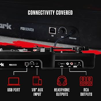 Amazon | Numark スクラッチ・ターンテーブル スピーカー内蔵 乾電池