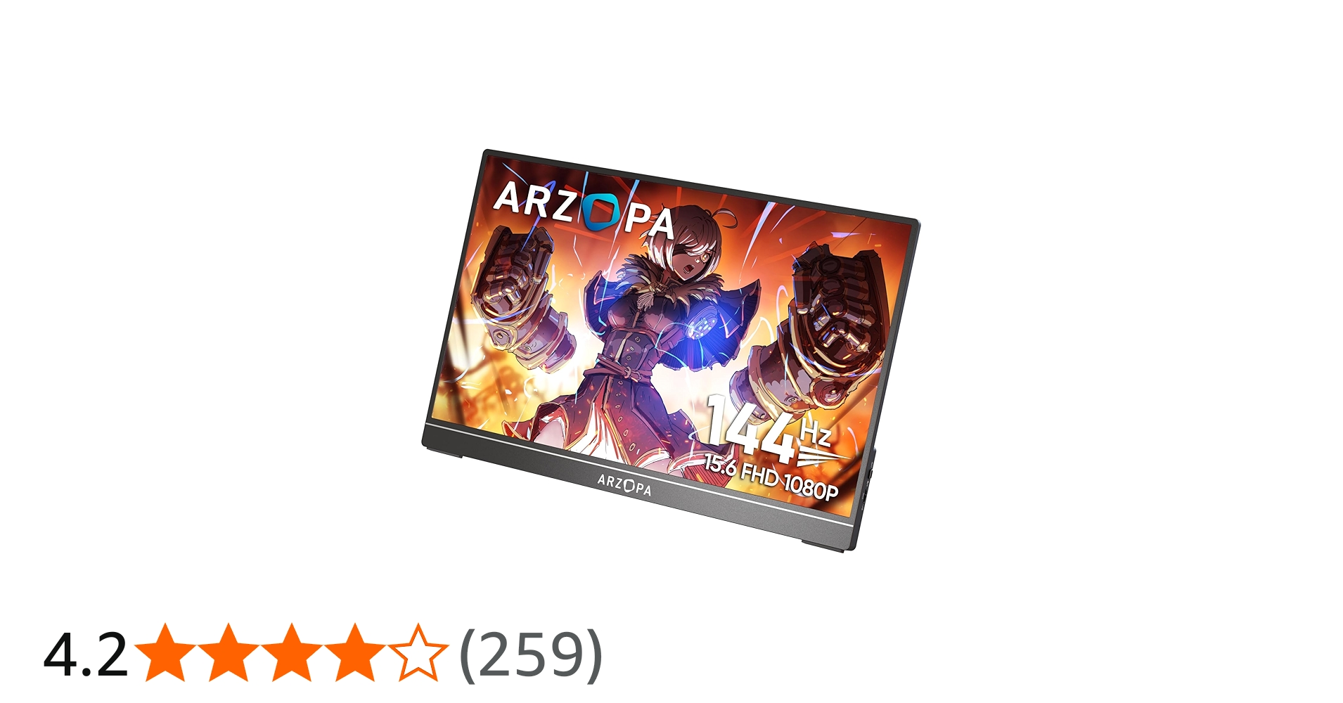 Amazon.co.jp: モバイルモニター 144Hz ARZOPA 15.6インチ 1ms