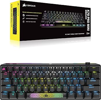 Amazon.com: Corsair K70 PRO Mini Wireless RGB 60% (CH-9189010-NA