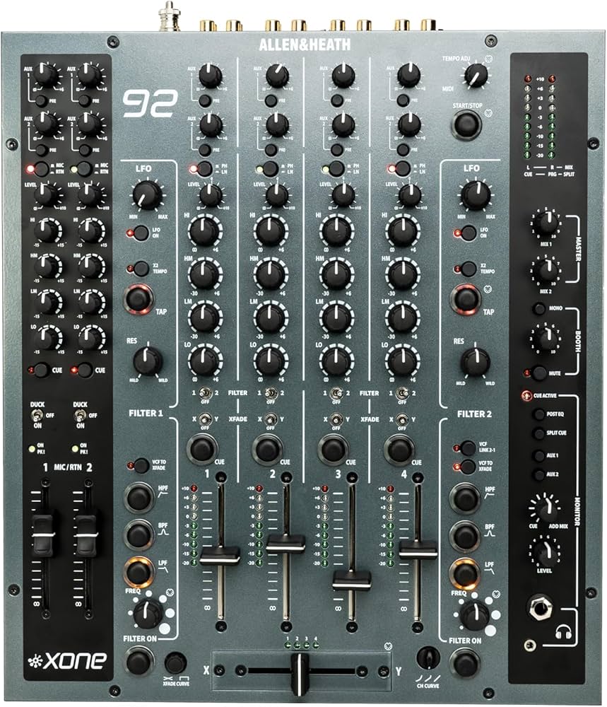 Amazon | Allen ＆ Heath Xone:92 Mk2 DJミキサー 4+2ch アナログ