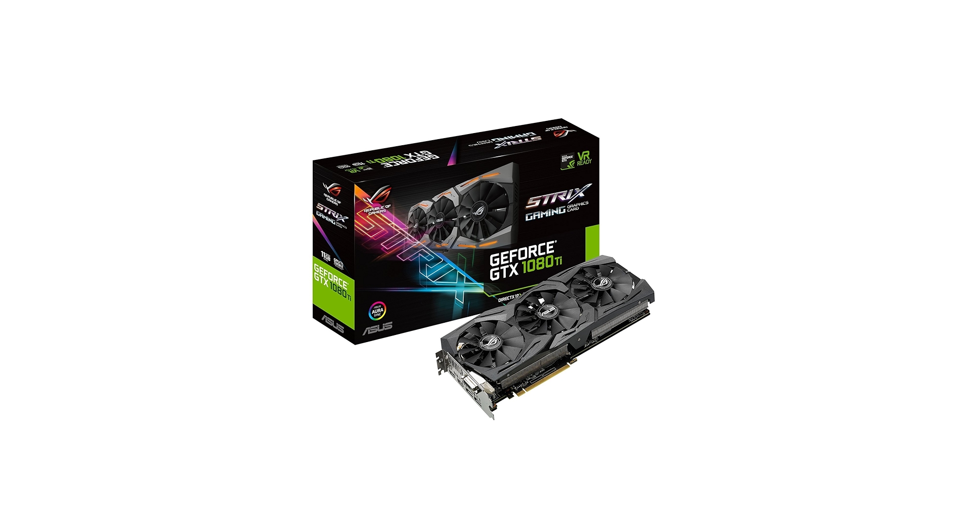 Amazon.com: ASUS ROG STRIX GeForce GTX 1080 TI 11GB VR Ready 5K HD
