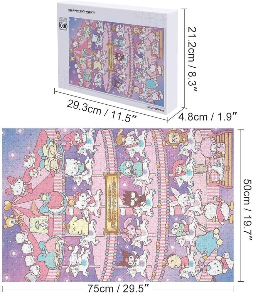 Amazon | ハローキティ マイメロディ ジグソーパズル 500ピース 1000