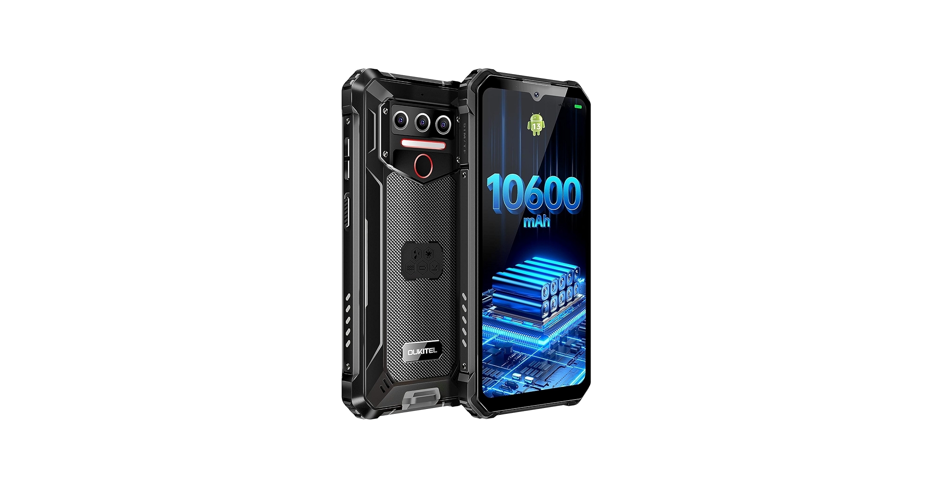 Amazon | OUKITEL WP23 タフネススマホ 本体 Android 13-7GB RAM+64GB