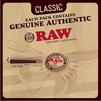 Amazon.com: RAW Cones Classic King Size - 100 Pack - Slow Burning