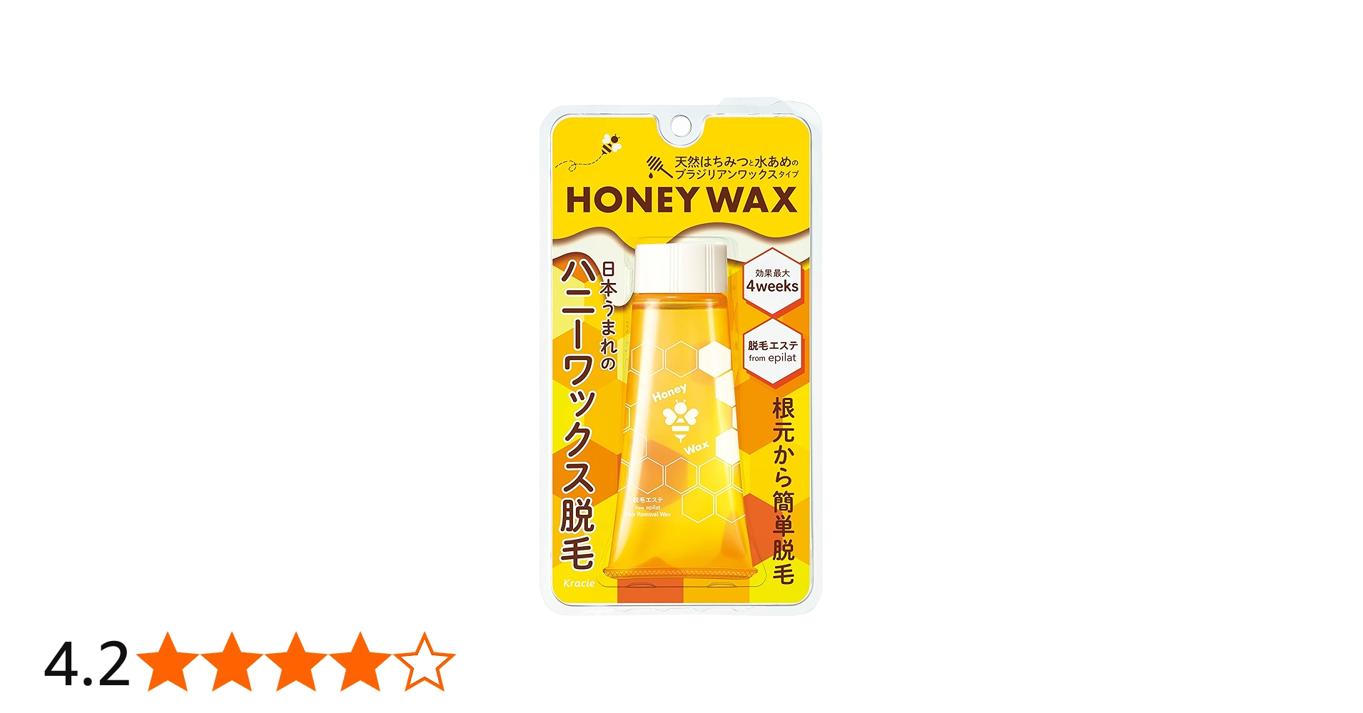Amazon.co.jp: エピラット 脱毛エステ ハニーワックス脱毛 140g+20