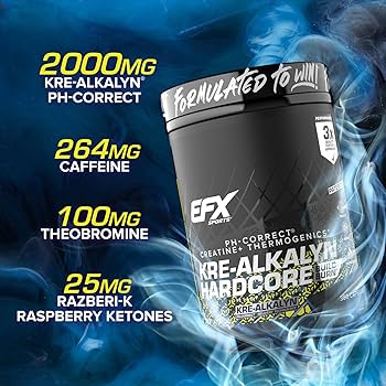 Amazon.com: EFX Sports Kre-Alkalyn Hardcore | Thermogenic pH