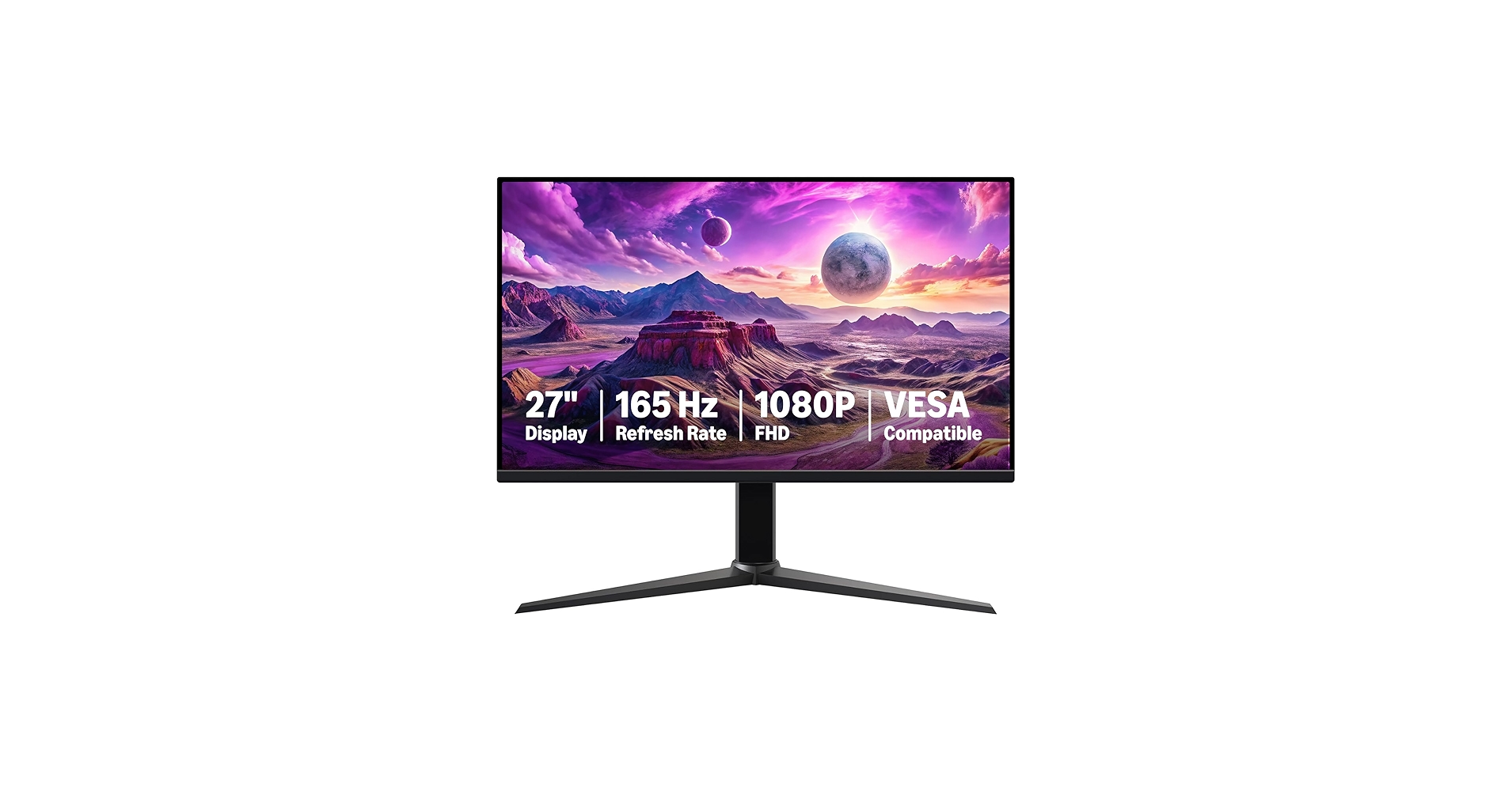 Amazon.com: Amazon Basics 27 inch Gaming Monitor, FHD 1080P, 165Hz