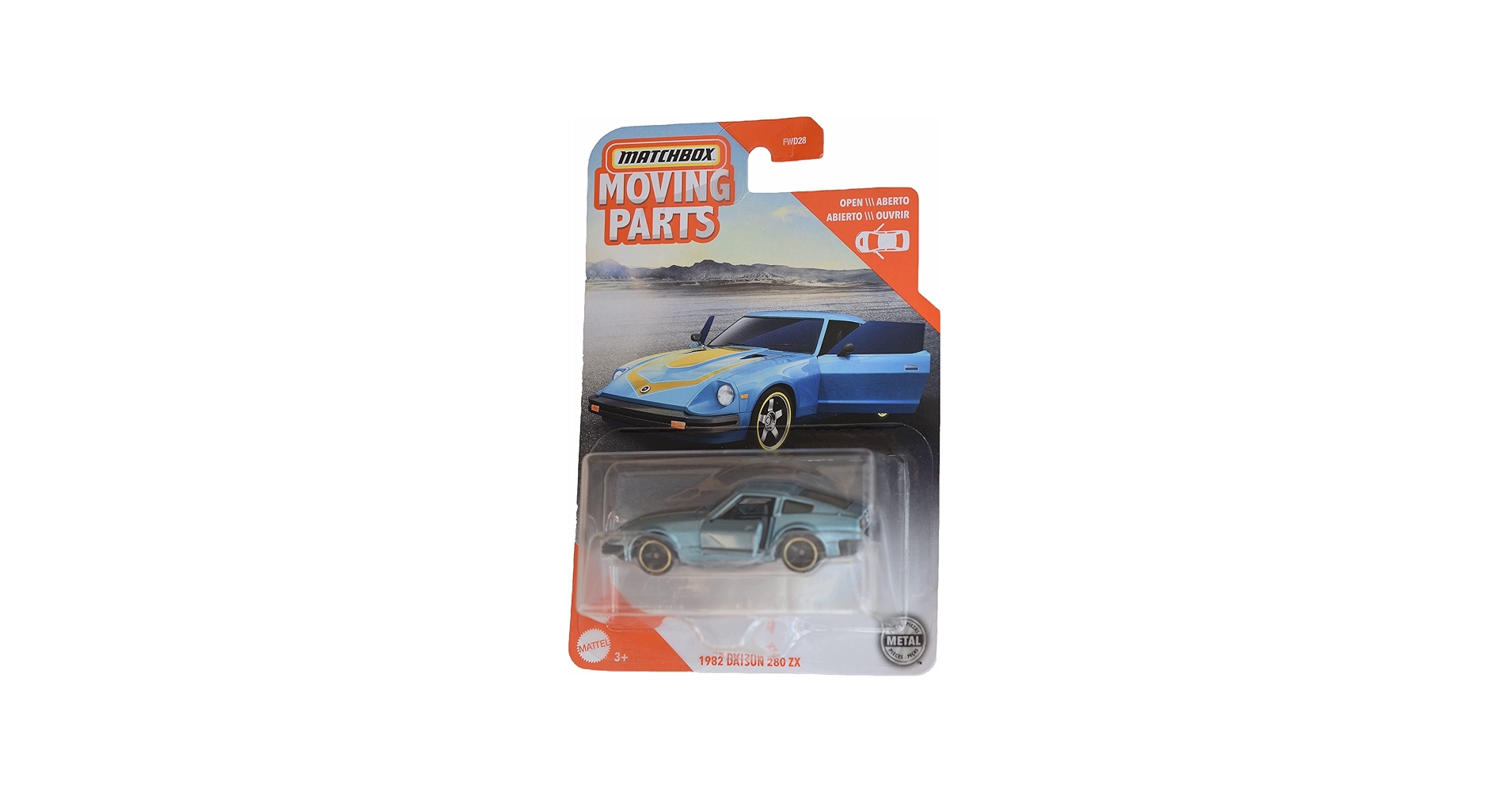 Amazon.com: Matchbox 1982 Datsun 280 ZX, [Steel Blue] Moving Parts
