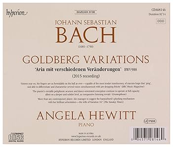 Amazon.co.jp: バッハ:ゴルトベルク変奏曲: ミュージック