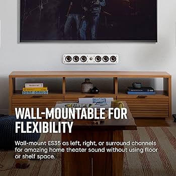 Amazon.com: Polk Signature Elite ES35 Slim Center Channel Speaker