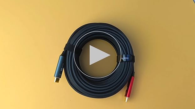 Amazon.co.jp: Twozoh HDMI Fiber Optic Cable 100M 4K Fiber HDMI