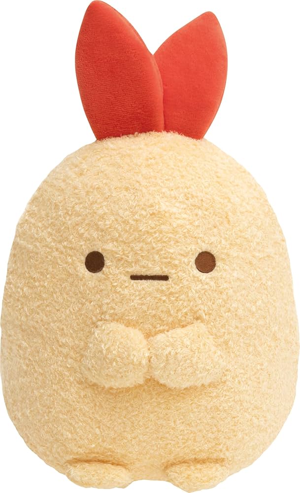Amazon.co.jp: MY93101 すみっコぐらし ぬいぐるみ(M) えびふらいの