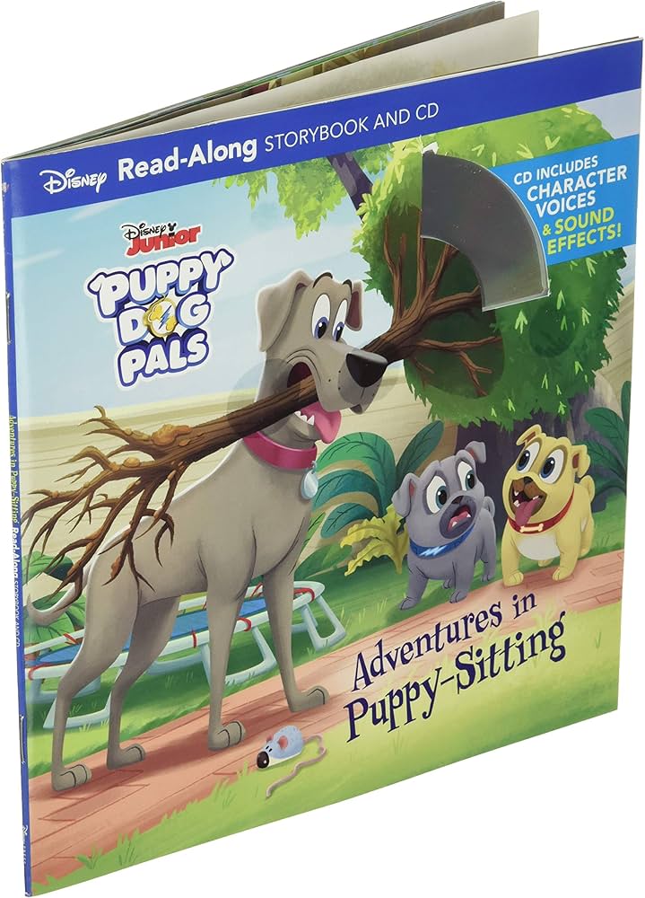 Puppy Dog Pals Read-Along Storybook and CD Adventures in Puppy