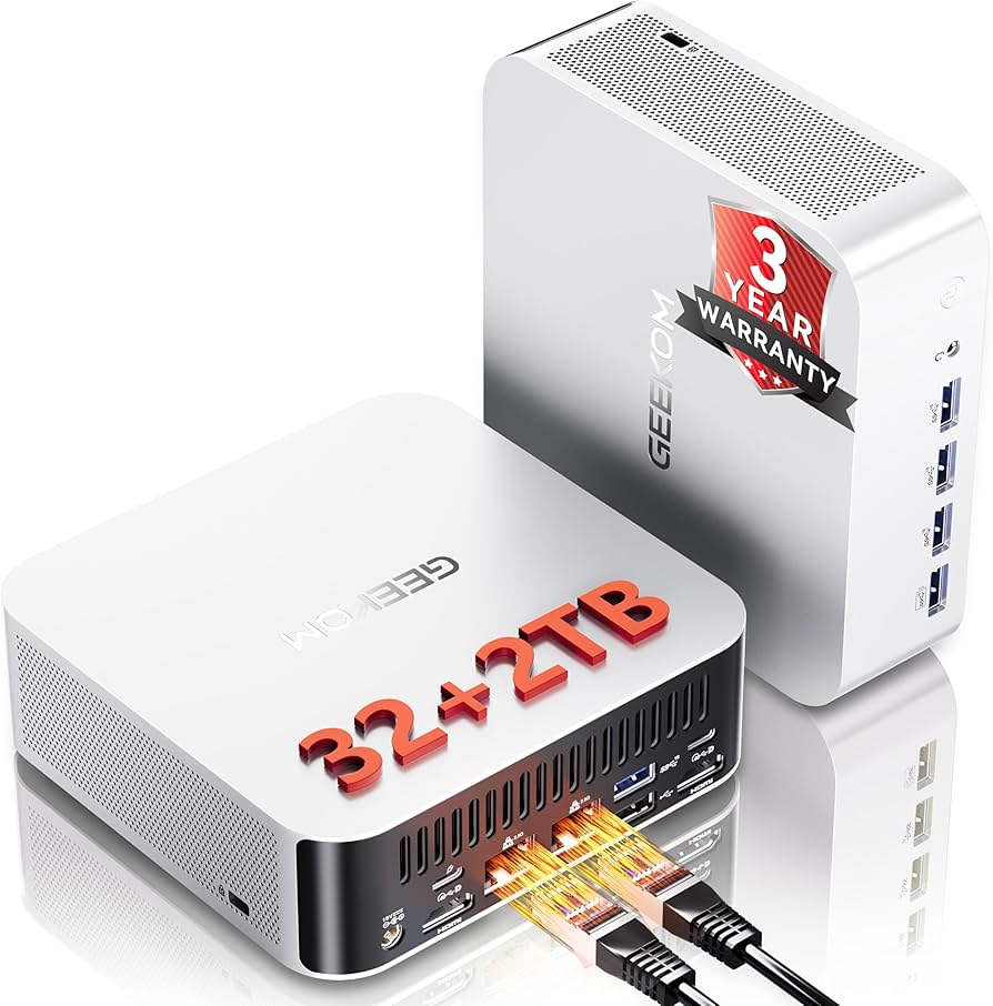 Amazon.com: GEEKOM A8 Max Tower Computers with AMD Ryzen 9 8945HS