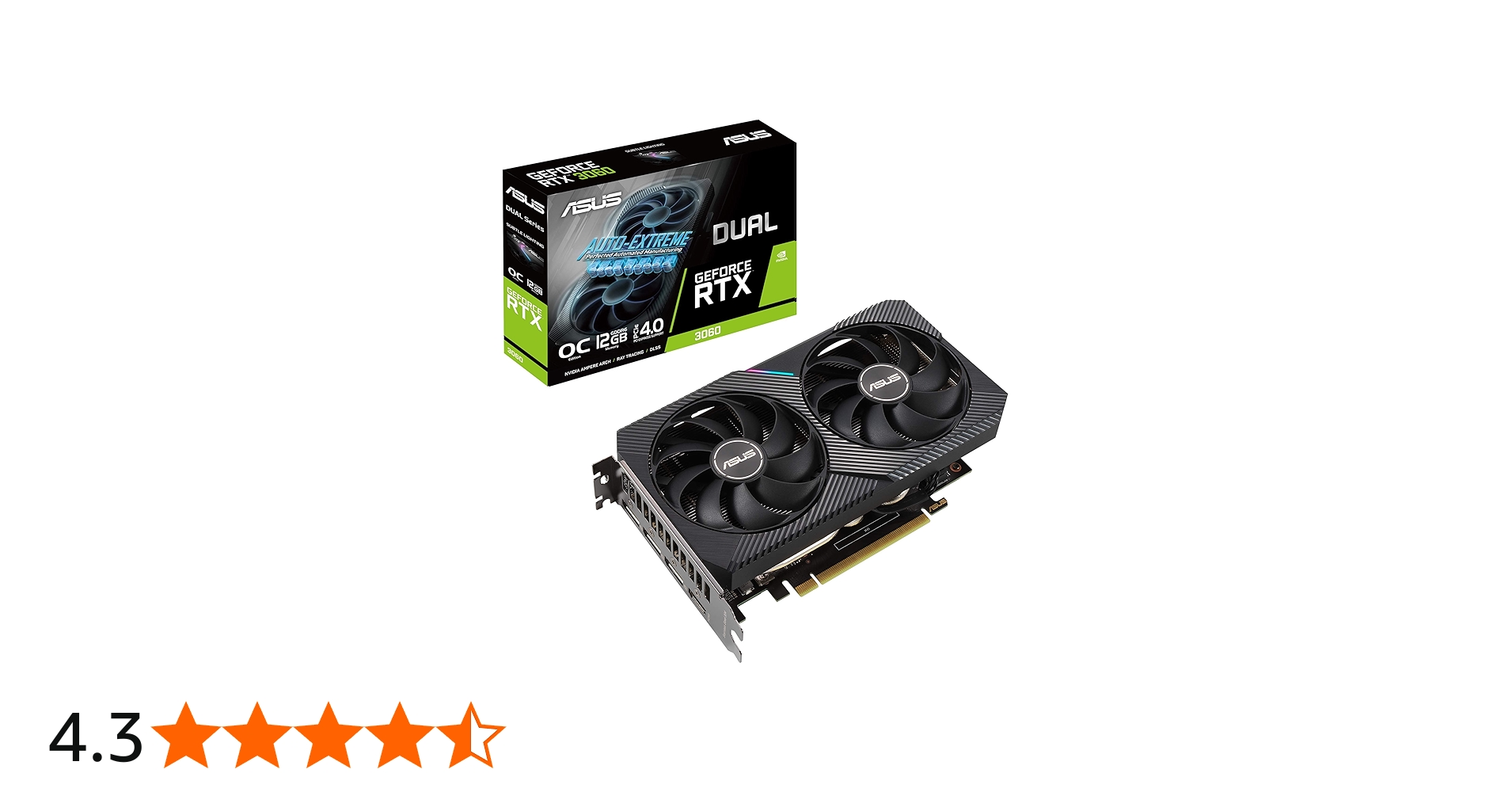 Amazon | ASUS Dual NVIDIA GeForce RTX 3060 OC Edition ゲーミング